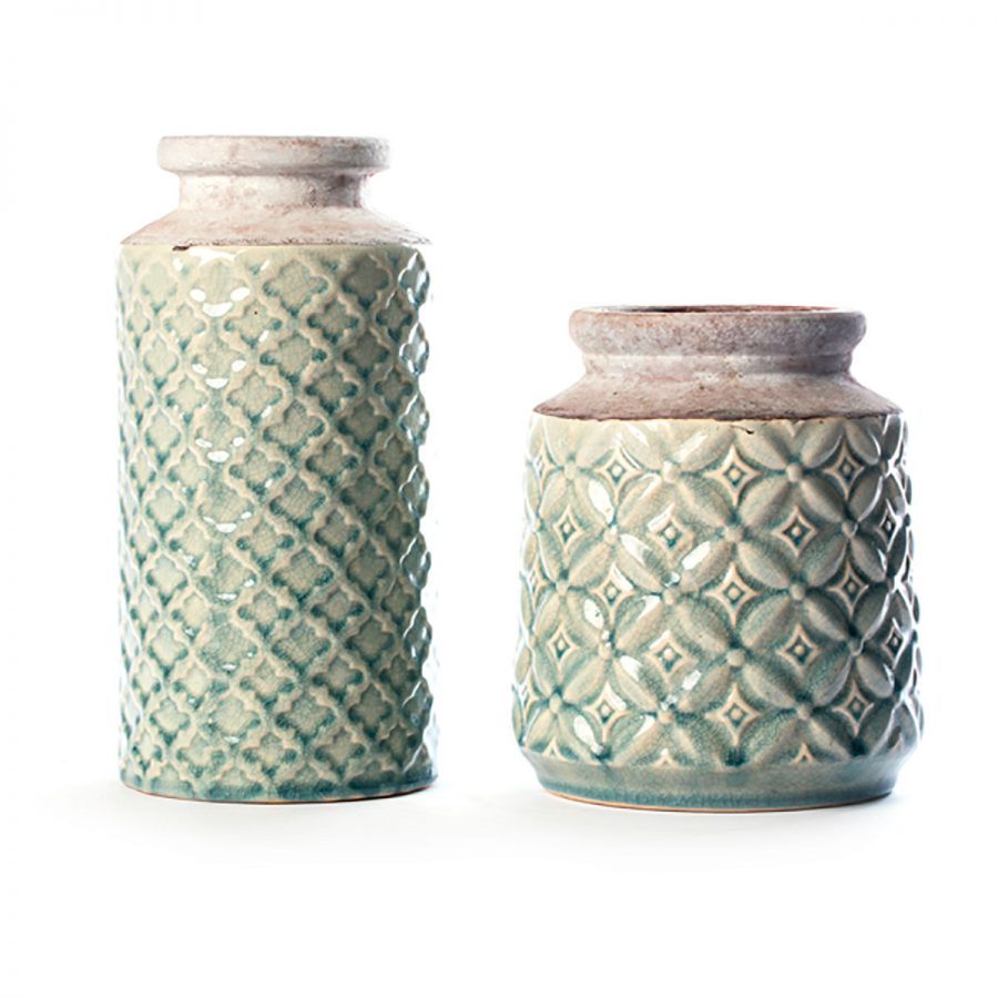 Vase Ceramic Blue - Floristas, entrega de flores lisboa