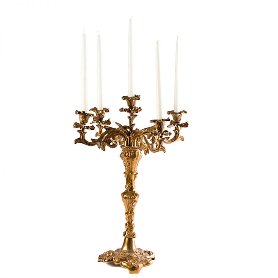 Candelabro Case Laton - Floristas, entrega de flores lisboa