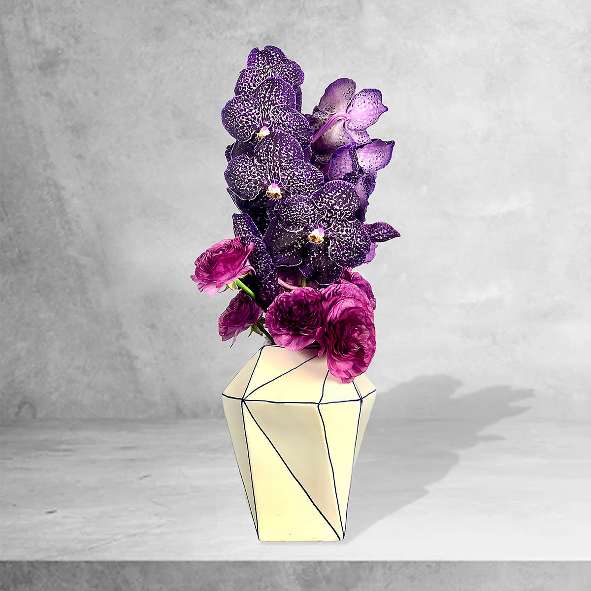 Vaso Com "vanda" - Floristas, entrega de flores lisboa